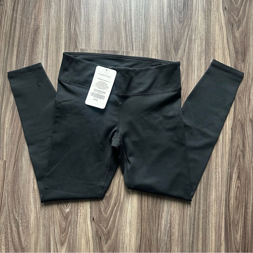 NWT Fabletics Salar Solid Powerhold Black Legging… - image 2